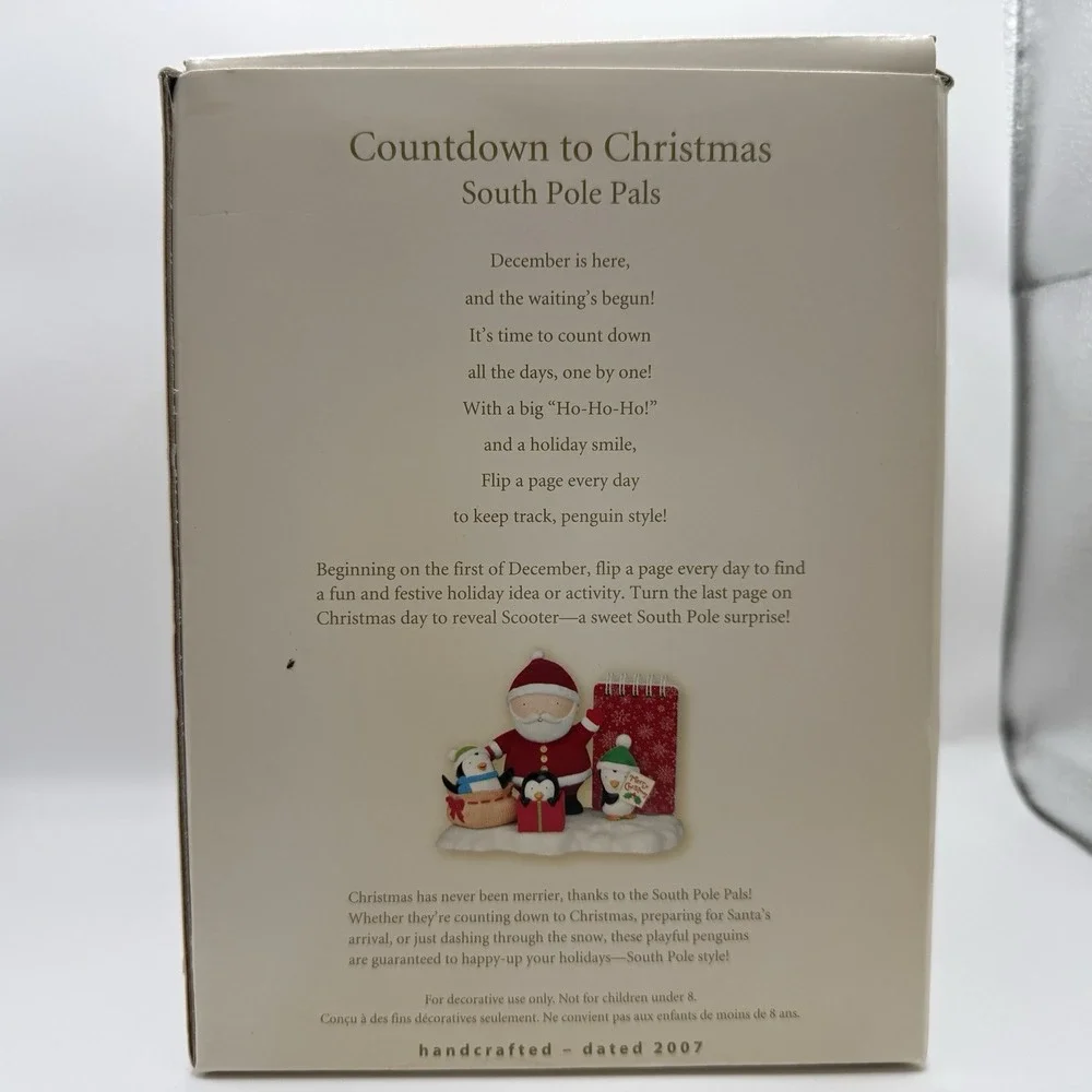 Hallmark‎  Keepsake Countdown Calendar To Christmas South Pole Pals 2007 Retired